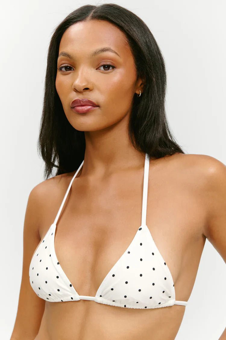 Nick Satin Bikini Top Bride to Be
