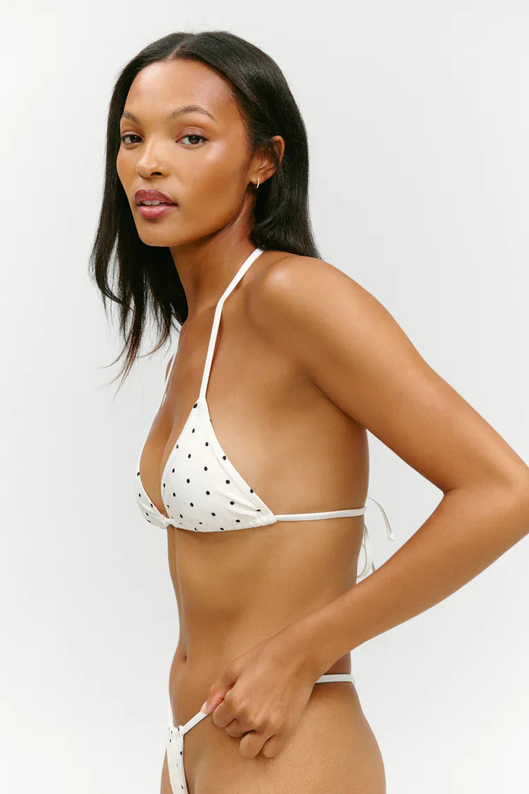 Nick Satin Bikini Top Bride to Be