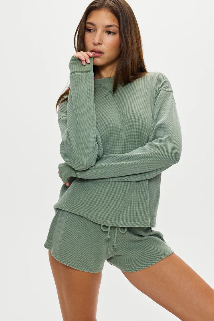 Noah Fern Thermal Long Sleeve Shirt - Glamourous Grace