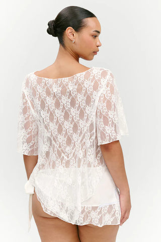Romantic Lace Blouse Sunday Ceremony