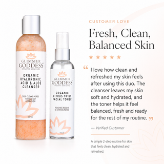 Fresh Start Duo – Hydrating Cleanser & Toner - Glamourous Grace
