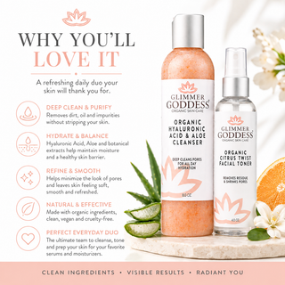 Fresh Start Duo – Hydrating Cleanser & Toner - Glamourous Grace