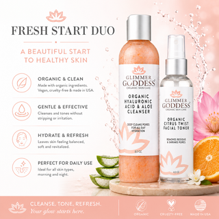 Fresh Start Duo – Hydrating Cleanser & Toner - Glamourous Grace
