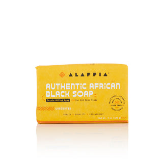Authentic African Black Soap Triple Milled - Unscented