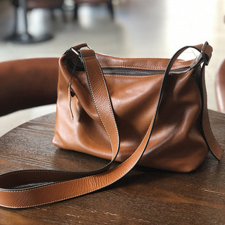 Full Grain Leather Crossbody Bag Leather Shoulder Bag For Women Gift For Women