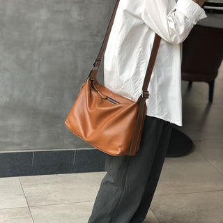 Full Grain Leather Crossbody Bag Leather Shoulder Bag For Women Gift For Women