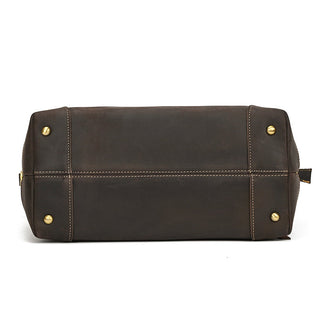 Full Grain Leather Tote Bag Handcrafted Office Bag Leather Shoulder Bag Women Tote With Zipper Outside Pocket