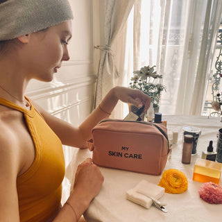 My Skin Care - Organizing Pouch – Pink/Blush - Glamourous Grace