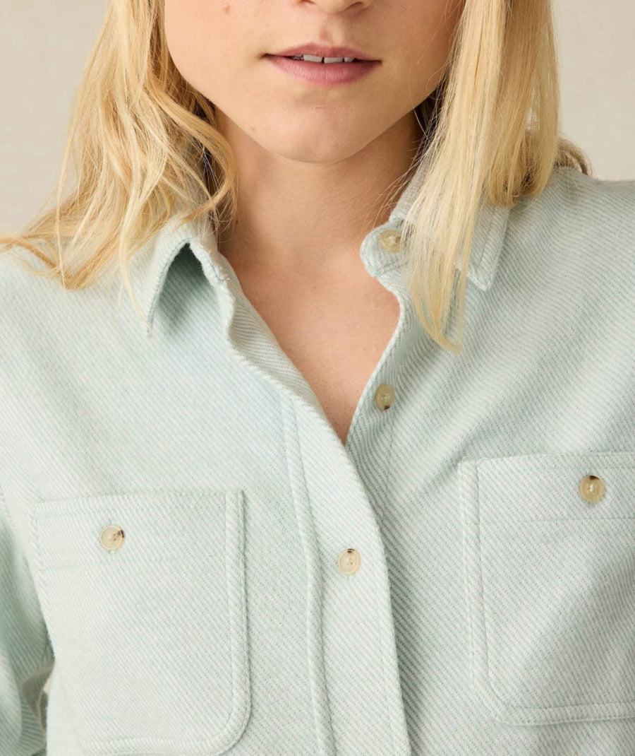 Faherty Legend Sweater Shirt - Glamourous Grace