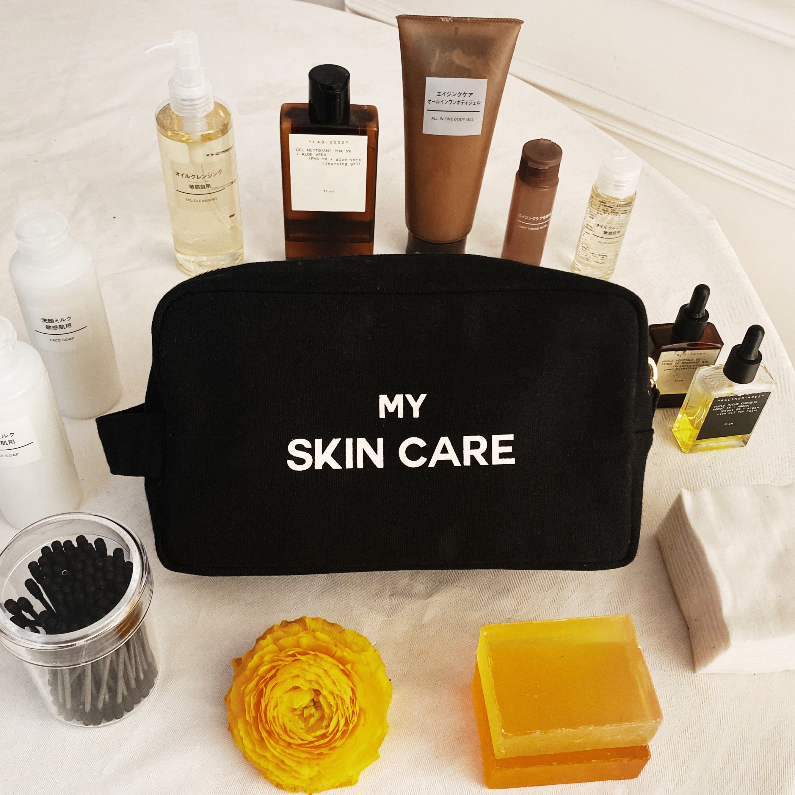 My Skin Care - Organizing Pouch – Black - Glamourous Grace