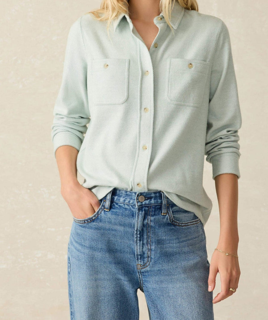 Faherty Legend Sweater Shirt - Glamourous Grace
