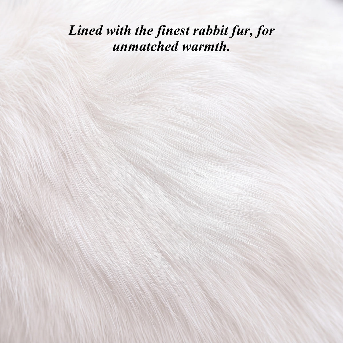 CR3302 (black) - Men’s cadet Italian rabbit fur gloves with shorter fingers - Glamourous Grace