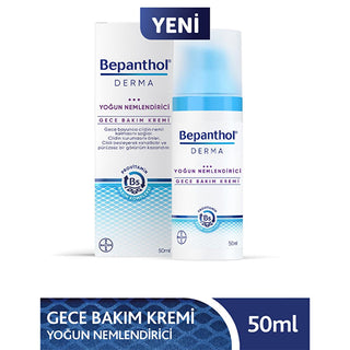 Bepanthol Derma Intense Moisturizing Night Face Cream - Repair & Soothe Dry Skin Overnight with Natural Oils for Facial Dryness Relief - Glamourous Grace