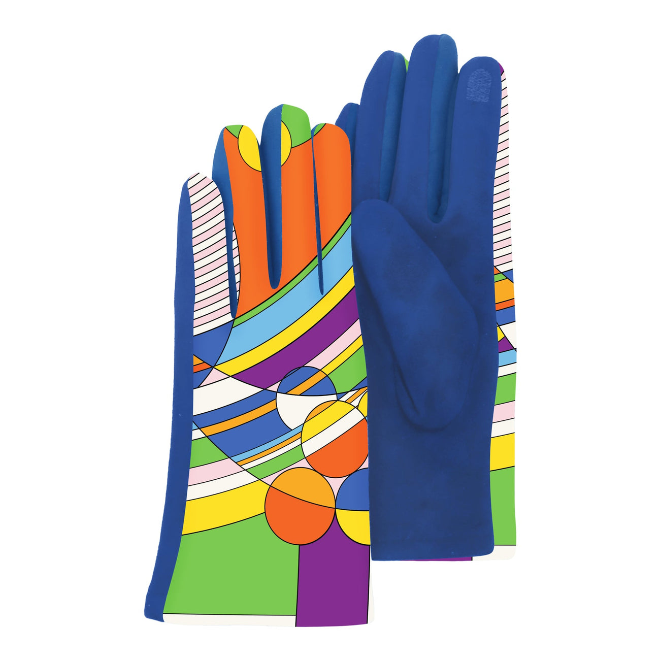 Frank Lloyd Wright March Balloons Womens Touch Screen Gloves - One Size Fits All - Glamourous Grace