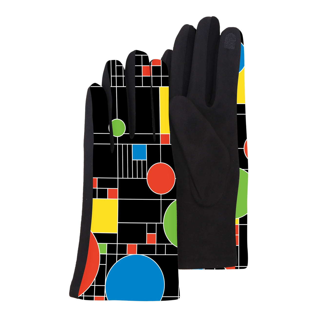 Frank Lloyd Wright Coonley Playhouse Womens Touch Screen Gloves - Glamourous Grace