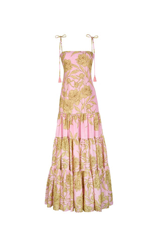 GAZPACHO DRESS IN SUNLIT PINK PRINT - Glamourous Grace