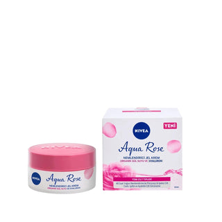 Nivea Nivea Aqua Rose Moisturizing Gel Cream - Hydrating Skincare with Rose Extracts, 50 ml - Glamourous Grace