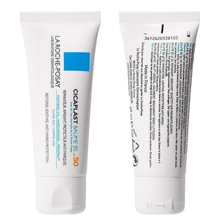La Roche Posay Cicaplast Baume B5 SPF50 Moisturizing Cream - Paraben-Free, Fragrance-Free, Soothing Cream for Damaged Skin - Glamourous Grace