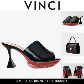 The Caratal Black Patent Leather Women Sandal - Glamourous Grace