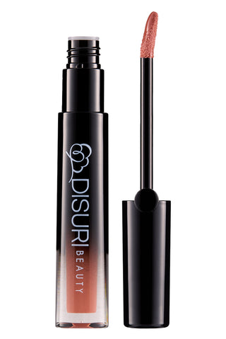 DISURI Beauty Glossy Blast Lip Gloss - Brown Sugar Blush (M58)