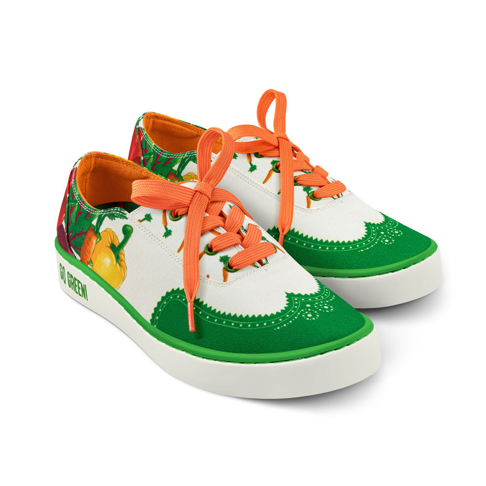 Go Green Women's Casual Sneakers - Glamourous Grace