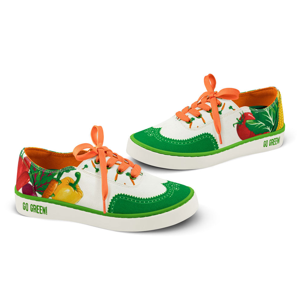 Go Green Women's Casual Sneakers - Glamourous Grace