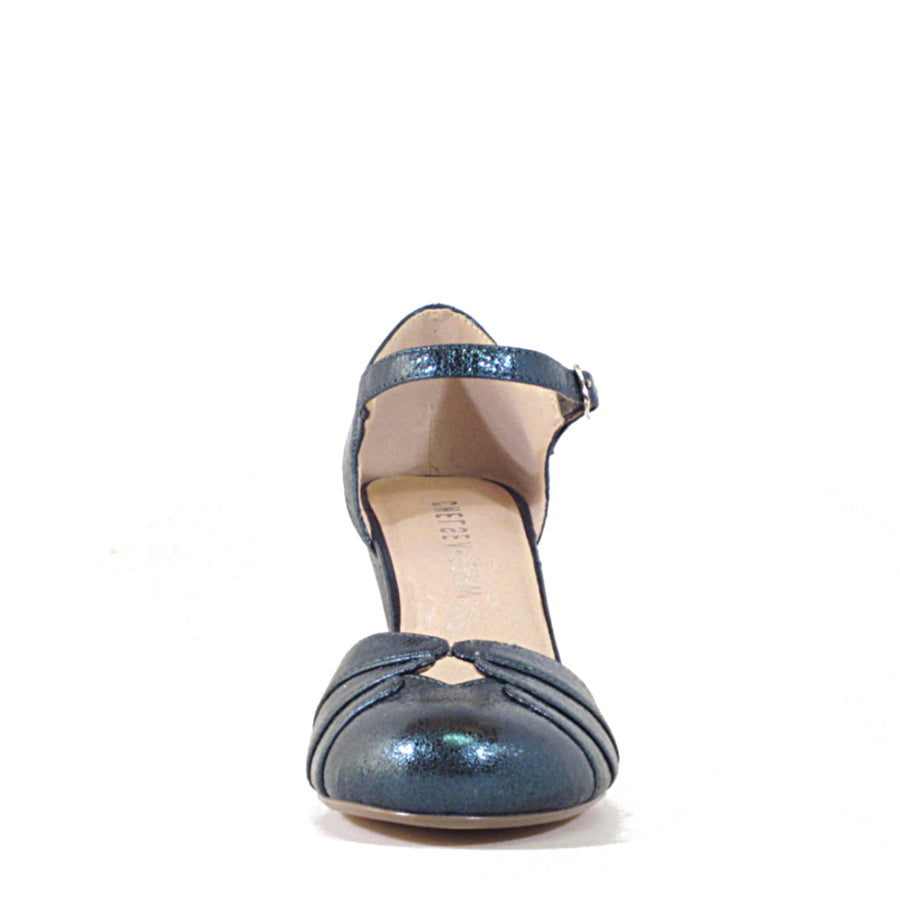 Goldie Metallic Ballroom Heels - Glamourous Grace