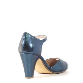 Goldie Metallic Ballroom Heels - Glamourous Grace