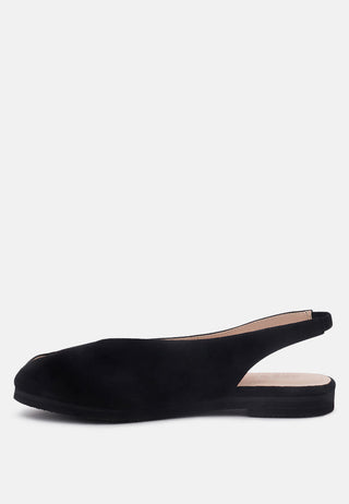 Gretchen Mustard Slingback Flat Sandals