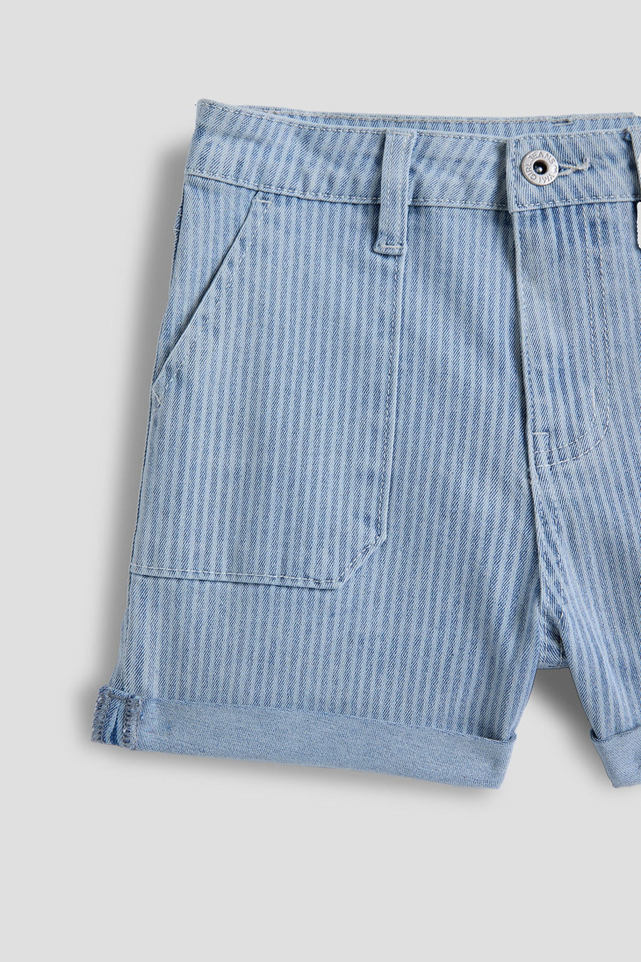 Girls Lany Porkchop Pocket Denim Short - Glamourous Grace