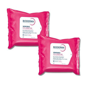 Bioderma Sensibio H2O Facial Cleansing Wipes 25ct/2pk - New - Glamourous Grace