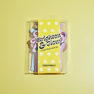 TONYMOLY Brighten & Glow Sheet Mask Set - New