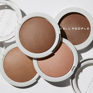 Well People Superpowder Bronzing Powder Golden Hour 0.31oz - Imperfect Box