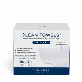 Clean Skin Club Disposable Face Towel for Improved Skin XL 50ct - New - Glamourous Grace