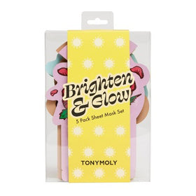 TONYMOLY Brighten & Glow Sheet Mask Set - New - Glamourous Grace