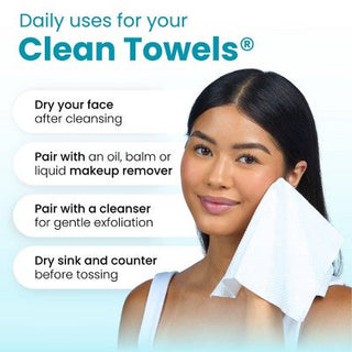Clean Skin Club Clean Towels Blemish Control XL 50ct - New