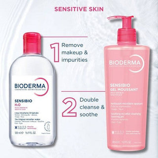 Bioderma Sensibio H2O Micellar Water Makeup Remover 16.9 fl oz - New