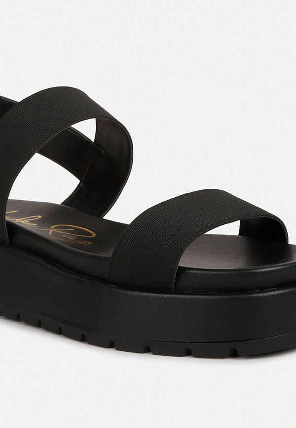Garvela Chunky Flatform Sandals - Glamourous Grace