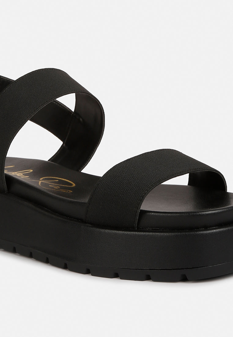 Garvela Chunky Flatform Sandals - Glamourous Grace