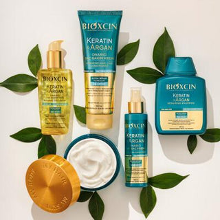 Bioxcin Keratin Argan Repair Shampoo - Nourishing and Repairing Damaged Hair with Keratin, Argan Oil, and Vitamins - Glamourous Grace