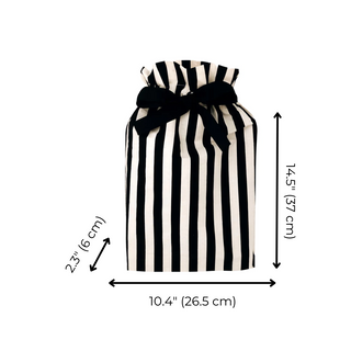 Gift Bag Striped Medium - Glamourous Grace