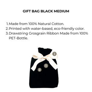 Gift Bag Black Medium - Glamourous Grace