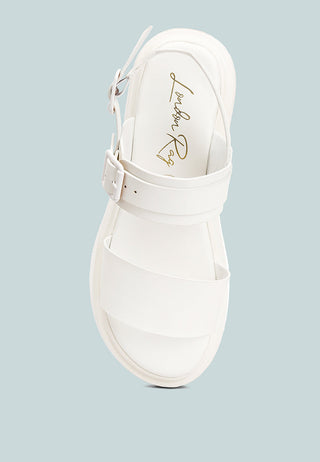 Gladen Pin Buckle Platform Sandals