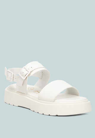 Gladen Pin Buckle Platform Sandals