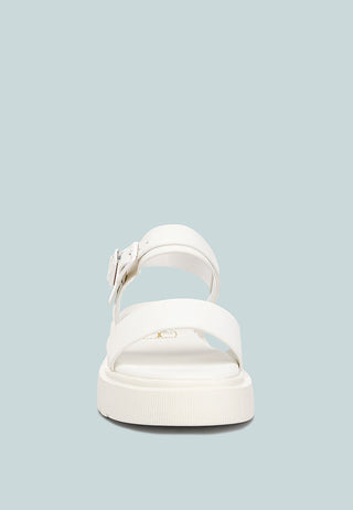 Gladen Pin Buckle Platform Sandals
