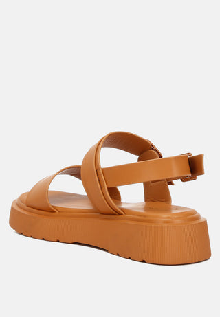 Gladen Pin Buckle Platform Sandals