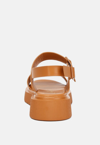 Gladen Pin Buckle Platform Sandals