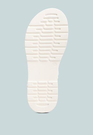 Gladen Pin Buckle Platform Sandals