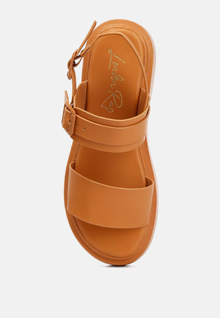 Gladen Pin Buckle Platform Sandals