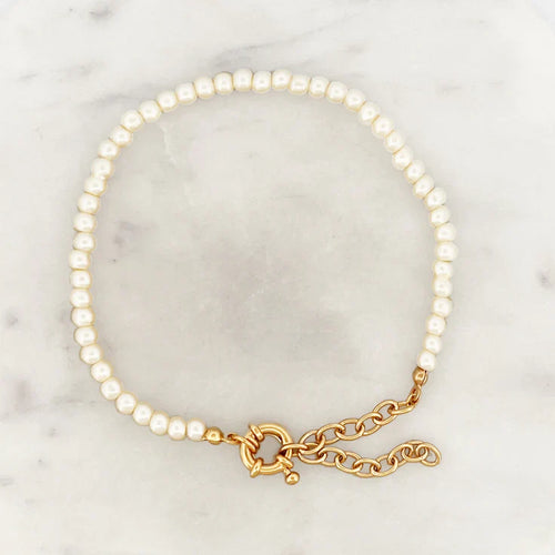 Glass Pearls Bracelet